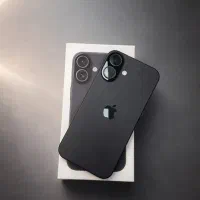 اپل ایفون/شانزده normal/رنگ مشکی/باطری۹۸/بدون پیش