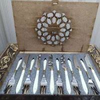 ست کارد چنگال 20 سال ضمانت و کارد چنگال و ساتور