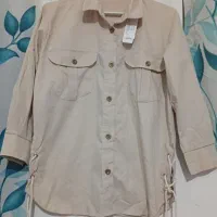 شومیز کتان دخترانه