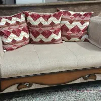 پرده.آینه. مبل