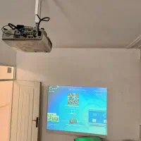 پخش ویدئو پروژکتور قسطی بدون نیاز به پرده نمایش|تلویزیون و پروژکتور|قم, پردیسان|دیوار