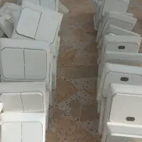 چراغ هالوژن دور شیشه ای آباریس.کلید وپریز|لامپ و چراغ|الوند, |دیوار