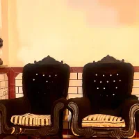 مبل ۷ نفره ومیز غذا خوری ۴ نفره|مبلمان خانگی و میز عسلی|شوش, |دیوار