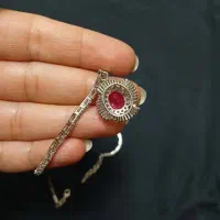 نیم ست نقره و یاقوت|جواهرات|تهران, سید خندان (جلفا)|دیوار