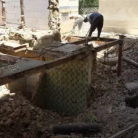 تخریب کاری شیار زنی کاشی کاری چسبی ملاتی بنای