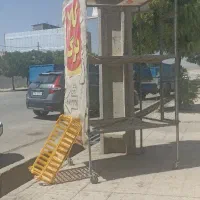 قفس مرغ خروس دو طبقه فلزی