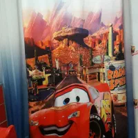 پنل  پرده  پانچ چاپی هازان مک کویین|پرده، رانر، رومیزی|ری, دیلمان|دیوار