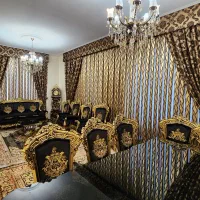 مبل استیل سلطنتی ورق طلا