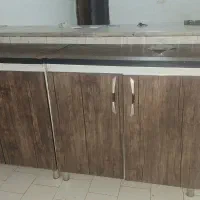 کابینت بدنه فلز.درب ام دی اف.هود.سینگ۴تومن|آب‌چکان و نظم‌دهنده ظروف|کرج, حیدرآباد|دیوار