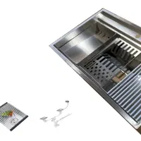 گاز سینک باکسی هود  گرانیتی شیرآلات مدل zede99600