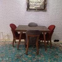 میز ناهار خوری و مبل راحتی هفت نفره اِل