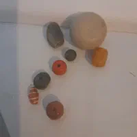 دوعدد سنگ اسیاب و مهره قدیمی