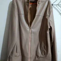 کاپشن چرم مصنوعی نونو اصلا تن نخورده|لباس|پیشوا, |دیوار