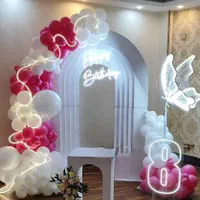 تم تولد بادکنک آرایی استند کیک بک گراند