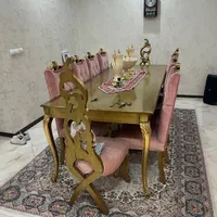 ست مبلمان استیل راش با میز ناهارخوری و تلویزیون|مبلمان خانگی و میز عسلی|تهران, شارق|دیوار