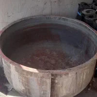 دیگ بزرگ رنگرزی آلومینیوم ۵۲ کیلویی