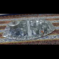 سرویس استیل پذیرایی آنتیک نگین دار