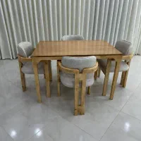 میز نهار خوری چهار نفره مدل اچ