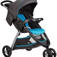 کالسکه تک آبی طوسی سه چرخ گراکو GRACO مدل Fast Act|کالسکه و لوازم جانبی|اهواز, گلستان|دیوار