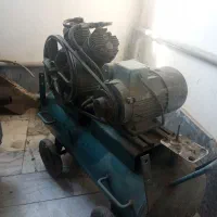 پمپ باد ۸۰ تایی دوسیلندر سالم آماده و....|ابزارآلات|فردوسیه, |دیوار