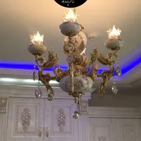 لوستر کلاسیک سرامیکی|لوستر و چراغ آویز|تربت جام, المهدی|دیوار