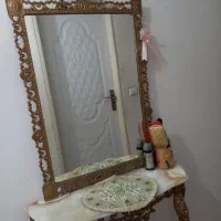 آینه کنسول با شمعدان