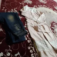 مانتو وشلوار جین