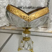 شکلات‌خوری کریستال طلاکوب لوکس