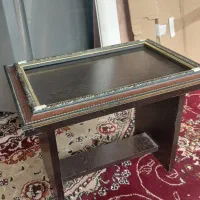 میز جلو مبلی و۴عدد میزعسلی(روی میز شیشه میخوره)|مبلمان خانگی و میز عسلی|خشت, |دیوار