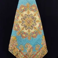 ست هدیه رومیزی ترمه یزد،بشقاب میناکاری وجعبه هدیه|صنایع دستی و سایر لوازم تزئینی|یزد, |دیوار