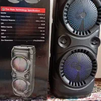 اسپیکر بزرگ با کنترل و میکروفن