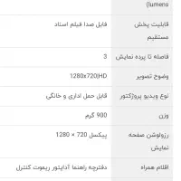 پروژکتور پرتابل|تلویزیون و پروژکتور|کرج, جهانشهر|دیوار