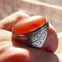 انگشتر عقیق یمنی کهنه رکاب قلم|جواهرات|تهران, اختیاریه|دیوار