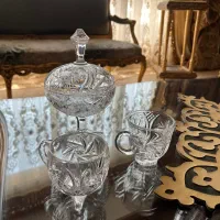 سرویس کریستال گل خورشیدی