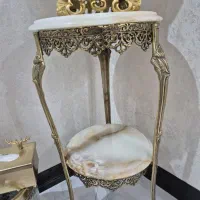 جا دستمال و میز برنج