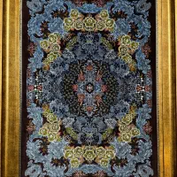 تابلوی ابریشم قم