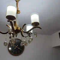 دو عدد لوستر ۵شعله کاملا سالم