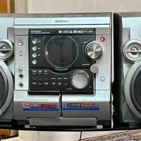 ضبط و باند و اسپیکر و میز tv شیشه ای