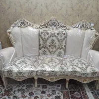 مبلمان سلطنتی 9 نفره چوب راش پارچه ترک سفارشی