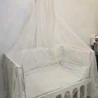 تخت کنار مادر سفید|تخت و صندلی بچه|رشت, اسماعیل آباد|دیوار