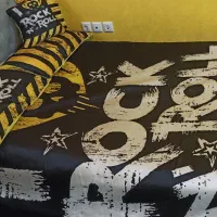 رو تختی پسرانه ساتن طرح راک اند رول|سرویس روتختی|لاهیجان, کوی آزادگان|دیوار