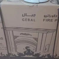 بخاری گازی شومینه دکوراتیو۲۸۰جبال مدل امانوئل مشکی