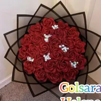 گل روبانی هدیه تولد ازدواج چشم روشنی نورسیده|گل مصنوعی|کرمان, |دیوار