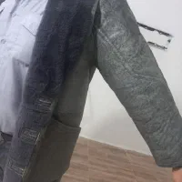 کاپشن چرم اصل تمام خز گرم قواره دار اسپرت|لباس|مشهد, کشف|دیوار