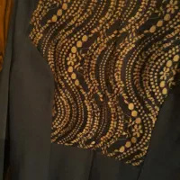 مانتو کرپ آبی نفتی تیره مایل به سرمه ای|لباس|اصفهان, شهرک گل نرگس|دیوار