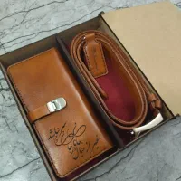 کیف و کمربند چرم دست‌دوز غزال|کیف، کفش، کمربند|مشهد, عامل|دیوار