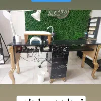 میز ناخن کاری با استند لاک