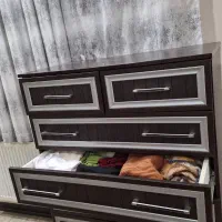 دارو قهوه‌ای ۶۰ در۱۱۵ قد ۷ کشو