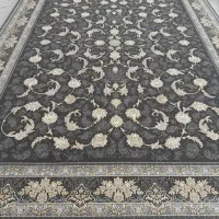 فرش مهر آرام فیلی دودی نقره ای