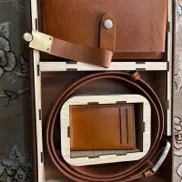 کمربند چرم نو